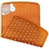 HEVEA Baby & Toddler Bath Mat - 100% Natural Rubber Non Slip Bathtub Mat for Baby - Upcycled, Danish Design - Safe & Sustainable Bathroom Essential (Natural)